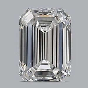 Emerald diamond — real photo