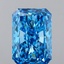 7.05 Ct. Fancy Vivid Blue Radiant Lab Grown Diamond