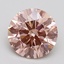 2.70 Ct. Fancy Intense Pink Round Lab Grown Diamond