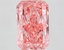 5.05 Ct. Fancy Vivid  Pink Radiant Lab Grown Diamond