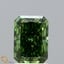 1.56 Ct. Fancy Vivid  Green Radiant Lab Grown Diamond