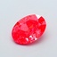 1.01 Ct. Fancy Vivid  Pink Oval Lab Grown Diamond