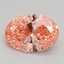 2.00 Ct. Fancy Vivid Pink Oval Lab Grown Diamond