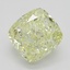 1.51 Ct. Fancy Light Yellow Cushion Diamond