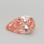 0.51 Ct. Fancy Intense Pink Pear Lab Grown Diamond