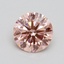 1.52 Ct. Fancy Intense Pink Round Lab Grown Diamond