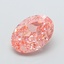 2.02 Ct. Fancy Vivid  Pink Oval Lab Grown Diamond