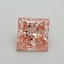 1.01 Ct. Fancy Intense Pink Princess Lab Grown Diamond