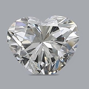 Heart diamond — real photo