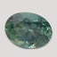 7.3x5.4mm  Parti-Color  Oval   Sapphire