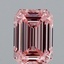 1.88 Ct. Fancy Vivid Pink Emerald Lab Grown Diamond