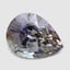 10.5x8.0mm Unheated Parti-Color  Pear   Tanzanite