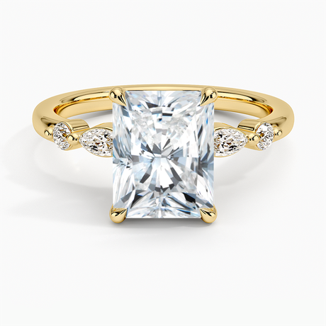 Marquise and Round Diamond Ring