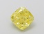 1.16 Ct. Fancy Vivid  Yellow Cushion Lab Grown Diamond