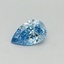 0.25 Ct. Fancy Vivid Blue Pear Lab Grown Diamond