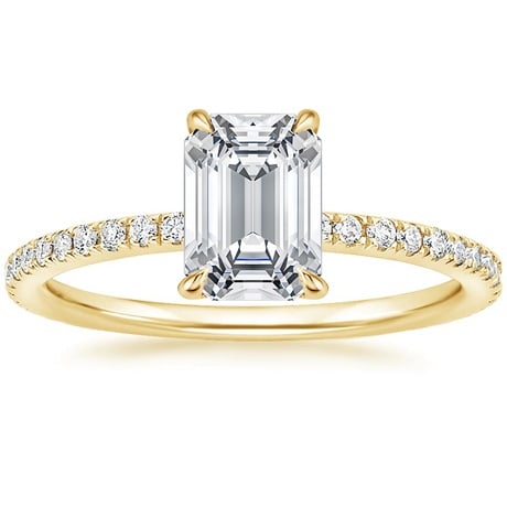 18K Yellow Gold Luxe Ballad Perfect Fit Diamond Bridal Set