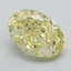 1.51 Ct. Fancy Intense Yellow Oval Lab Grown Diamond