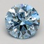 1.52 Ct. Fancy Blue Round Lab Grown Diamond
