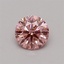 0.42 Ct. Fancy Vivid Pink Round Lab Grown Diamond