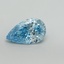 5.08 Ct. Fancy Vivid Blue Pear Lab Grown Diamond