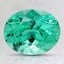 8.9x7.3mm Oval Colombian Emerald