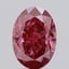 3.07 Ct. Fancy Vivid  Pink Oval Lab Grown Diamond