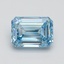 5.01 Ct. Fancy Intense Blue Emerald Lab Grown Diamond