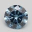 2.50 Ct. Fancy Vivid Blue Round Lab Grown Diamond