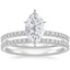 18K White Gold Luxe Ballad Bridal Set (1/2 ct. tw.)