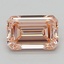 3.06 Ct. Fancy Intense  Pink Emerald Lab Grown Diamond