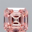 3.20 Ct. Fancy Intense  Pink Asscher Lab Grown Diamond