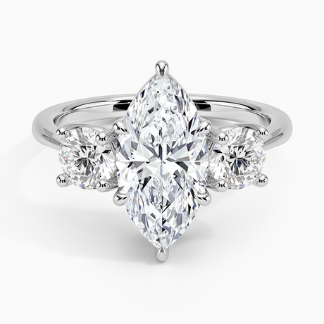 Three Stone Diamond Engagement Ring
