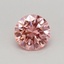0.37 Ct. Fancy Vivid Pink Round Lab Grown Diamond