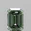 1.02 Ct. Fancy Vivid  Green Emerald Lab Grown Diamond