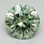 2.73 Ct. Fancy Vivid Pacific Green Round Lab Grown Diamond