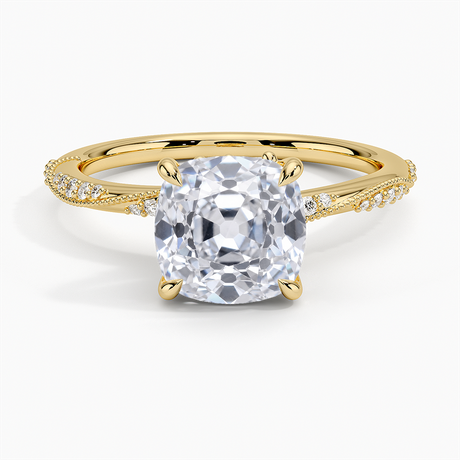 Milgrain Engagement Ring