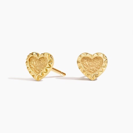 Heart Shaped Stud Earrings