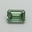 2.01 Ct. Fancy Vivid Pacific Green Emerald Lab Grown Diamond