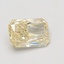 0.69 Ct. Fancy Yellow Radiant Lab Grown Diamond