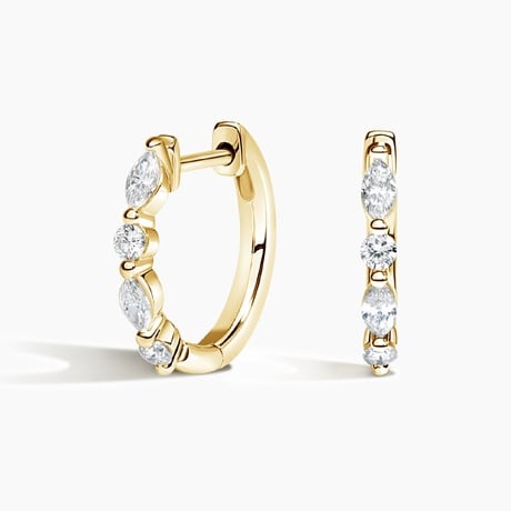 Versailles Diamond Huggie Earrings (1/4 ct. tw.)
