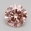 2.00 Ct. Fancy Intense Pink Round Lab Grown Diamond