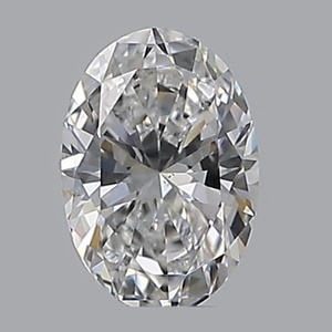 Oval diamond — real photo