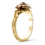 The Burbrook Ring, smalltop view on a hand