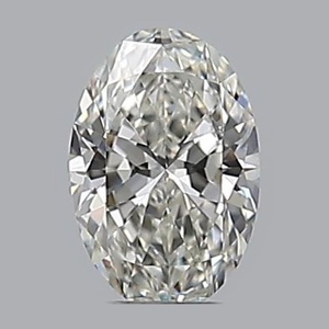 Oval diamond — real photo