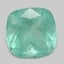 6.9mm  Green  Cushion   Emerald