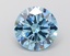 5.02 Ct. Fancy Vivid Blue Round Lab Grown Diamond