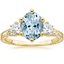 18K Yellow Gold Hudson Three Stone Diamond Ring (1/3 ct. tw.), smalltop view