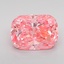 1.50 Ct. Fancy Vivid Pink Cushion Lab Grown Diamond