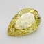 5.12 Ct. Fancy Intense Yellow Pear Lab Grown Diamond