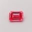 0.53 Ct. Fancy Vivid Pink Emerald Lab Grown Diamond